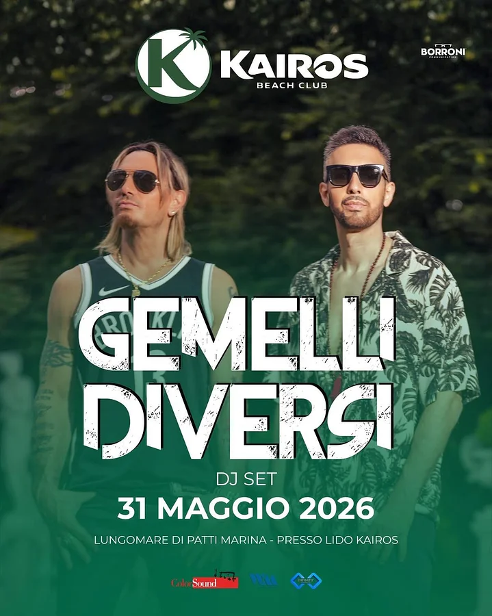 I Gemelli diversi in concerto al Kairos Beach Club · Ttattà Go