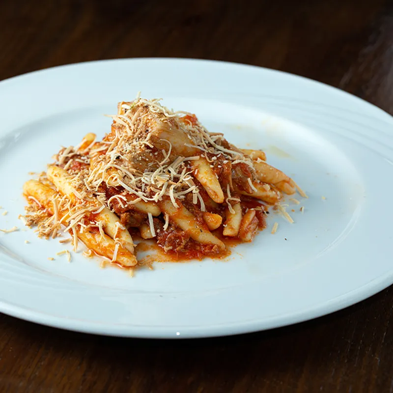 Maccheroni "cu sutta e supra" — Unni Don Nino - Osteria Bar, Sant'Angelo di Brolo (foto 1)