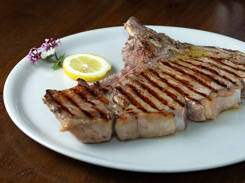 Costata di vitello ai ferri