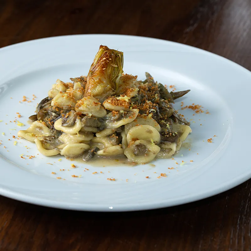 Orecchiette con carciofi — Unni Don Nino - Osteria Bar, Sant'Angelo di Brolo (foto 1)