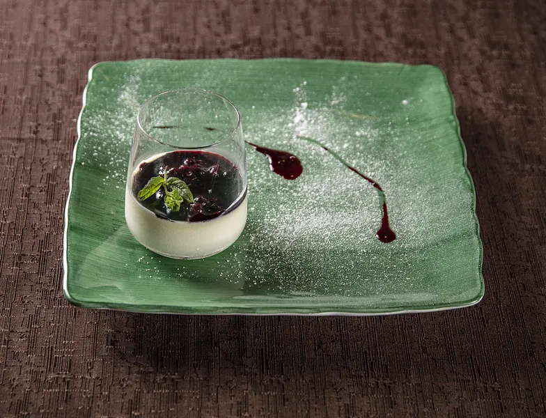 Panna cotta ai frutti di bosco