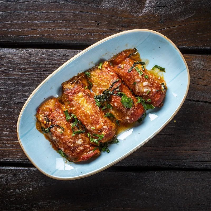 Involtini di maccheroni — Osteria della carne, Sant'Angelo di Brolo (foto 2)