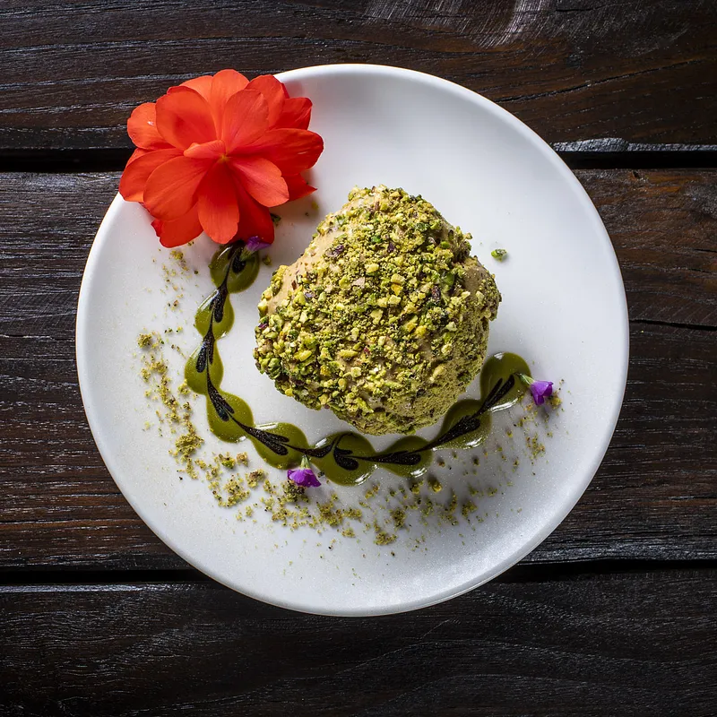 Tartufo al pistacchio — Osteria della carne, Sant'Angelo di Brolo (photo 1)