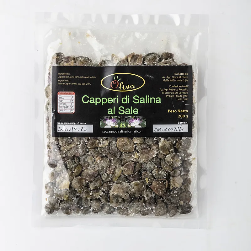 Capperi di salina al sale — Azienda Agricola di Oliva Michele, Pollara (photo 3)