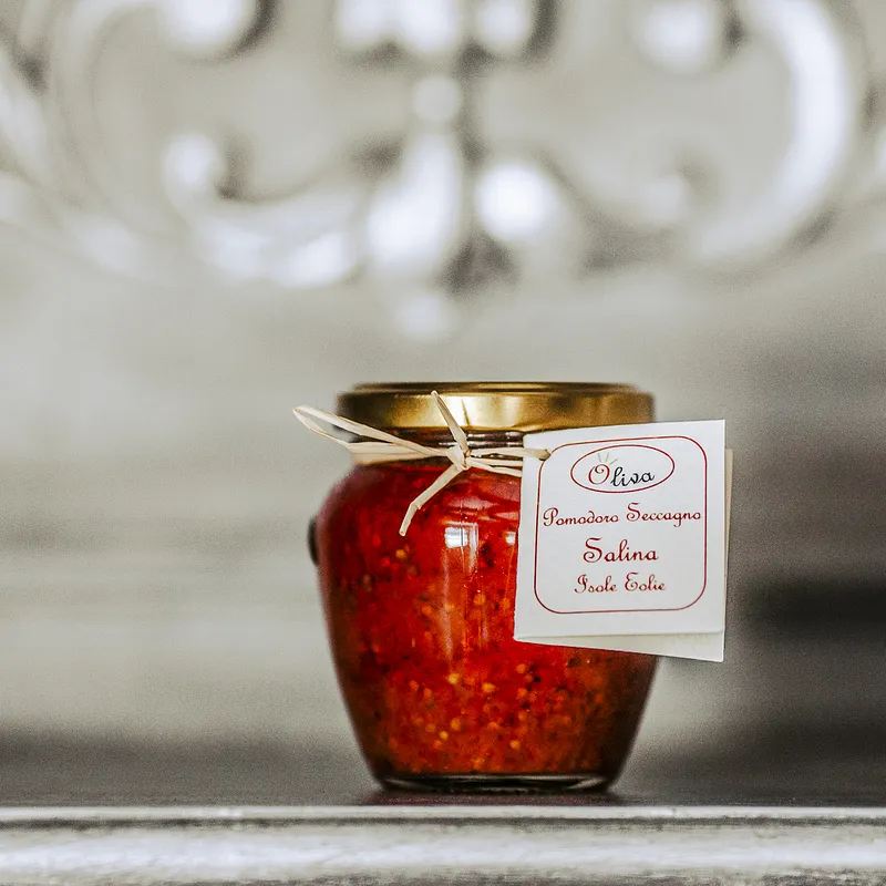 Patè di pomodoro seccagno di Salina — Azienda Agricola di Oliva Michele, Pollara (foto 1)