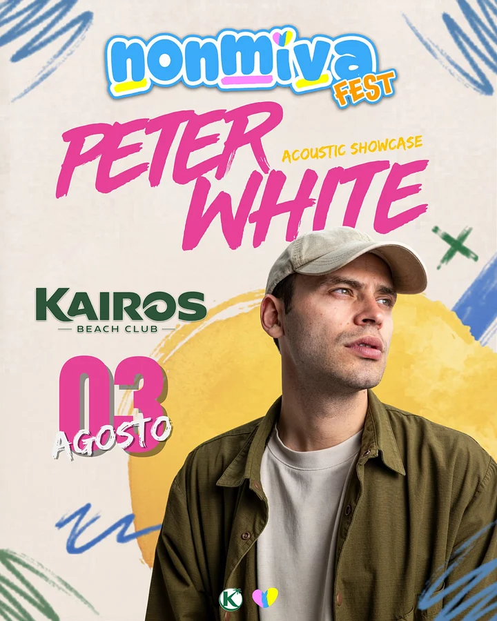 Peter White al Kairos Beach Club · Ttattà Go