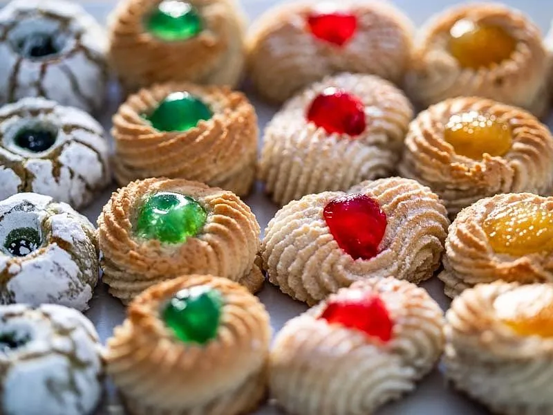 Paste di mandorla assortite