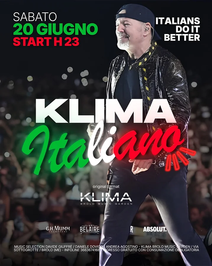 ✨ KLIMA ITALIANO al KLIMA BROLO MUSIC GARDEN  · Ttattà Go