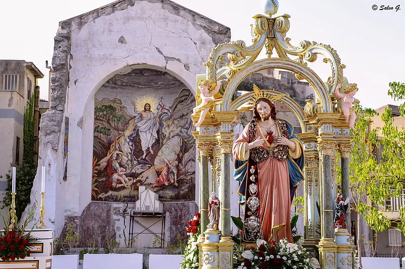 Mosaico del Cristo Risorto – Chiesa Nuova di San Nicolò di Bari