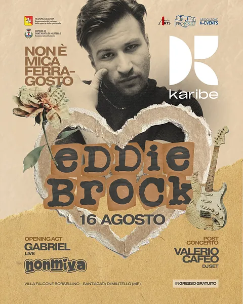 Eddie Brock in concerto al Karibe 
