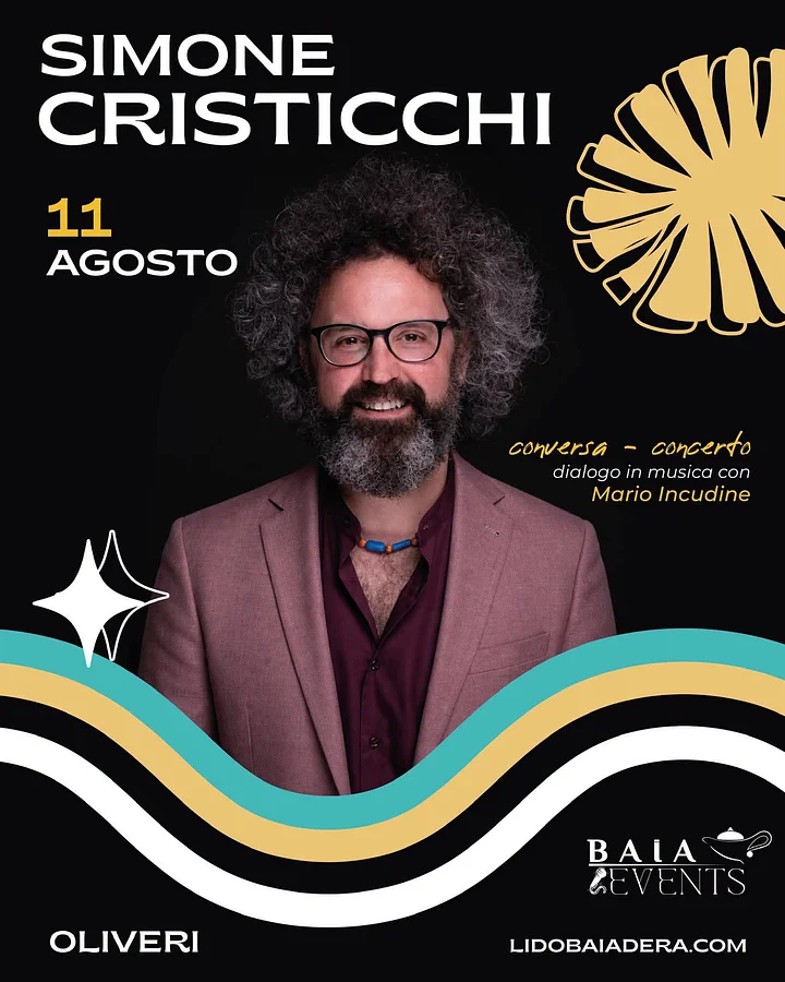 🎭 Simone Cristicchi in scena al Lido Baiadèra di Oliveri · Ttattà Go