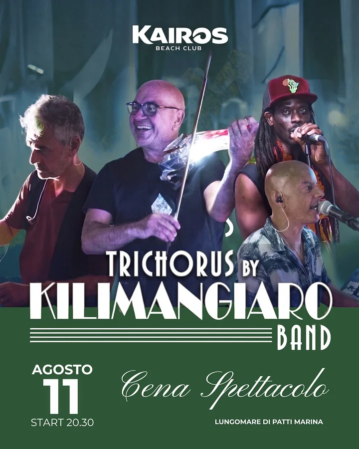 Kilimangiaro Band al Kairos Beach Club · Ttattà Go