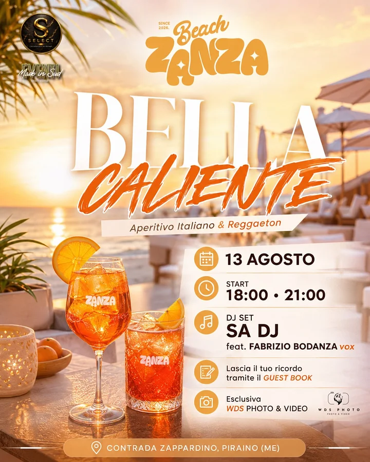 Bella Caliente allo Zanza Beach · Ttattà Go