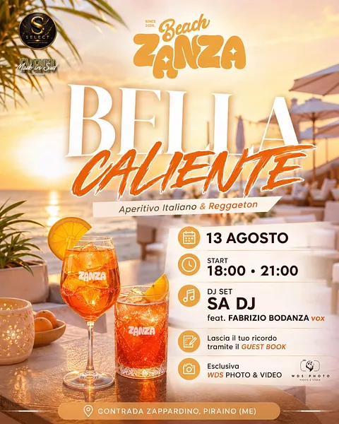 Bella Caliente allo Zanza Beach
