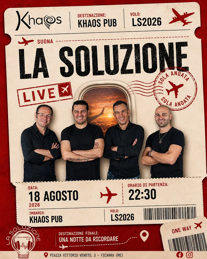 La Soluzione live al Khaos · Ttattà Go