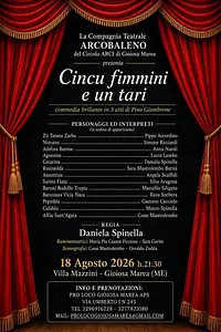 Commedia "Cincu fimmini e un tarì" compagnia teatrale Arcabalen — foto 1