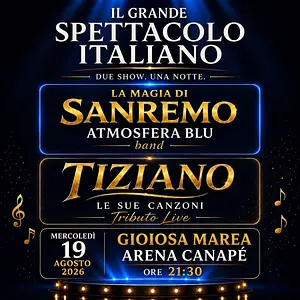 Atmosfera Blu Live Show - "La magia di San Remo" - "Tiziano e le sue canzoni" — foto 1