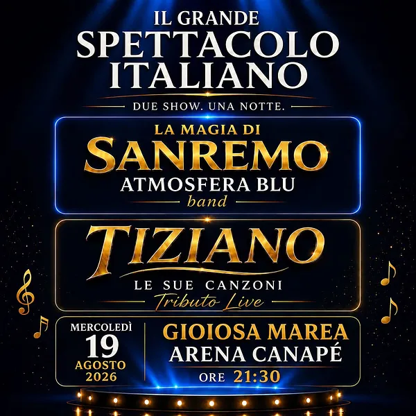 Atmosfera Blu Live Show - "La magia di San Remo" - "Tiziano e le sue canzoni"