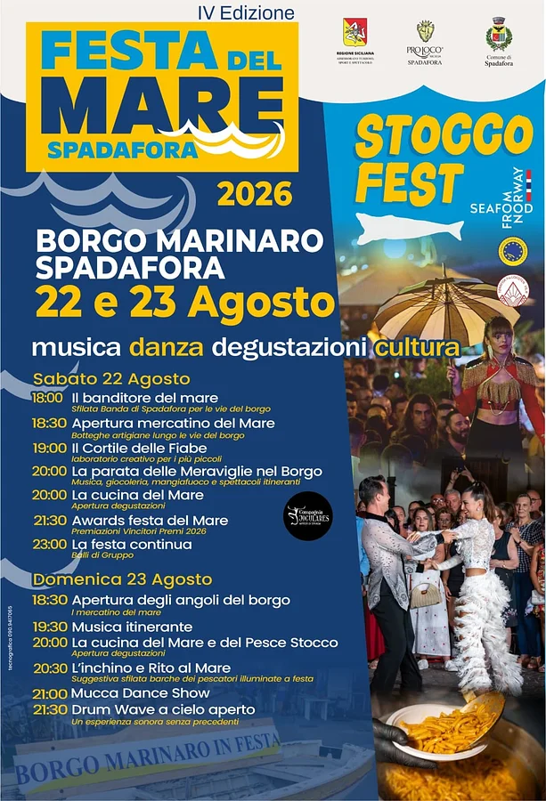IV Edizione della Festa del Mare - Stocco Fest 2026 · Ttattà Go