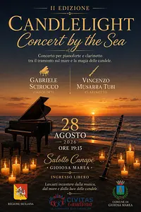 "Candlelight - Concert by the Sea - Gabriele Scirocco al Pianoforte e Vincenzo Musarra Tubi al Clarinetto — foto 1
