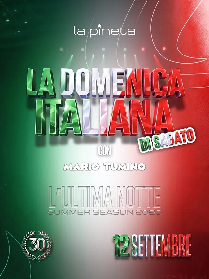 Domenica Italiana di Sabato alla Discoteca La Pineta · Ttattà Go