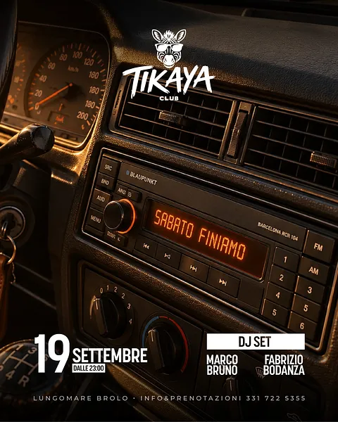 Sabato Finiamo al Tikaya Club