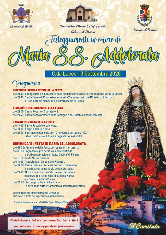 Festeggiamenti in onore di Maria Santissima Addolorata - Lacco · Ttattà Go